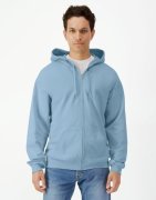 Heren Hooded Sweater met rits Softstyle Gildan SF600